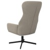 Chaise de relaxation Gris clair Velours 