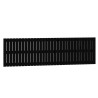 Tête de lit murale Noir 204x3x60 cm Bois massif de pin 