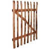 Portillon de clôture Bois de noisetier imprégné 100x120 cm 