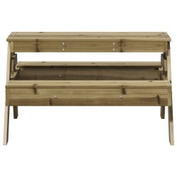 Table de pique-nique pour enfants bois de pin imprégné 