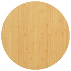 Dessus de table Ø90x1,5 cm bambou 