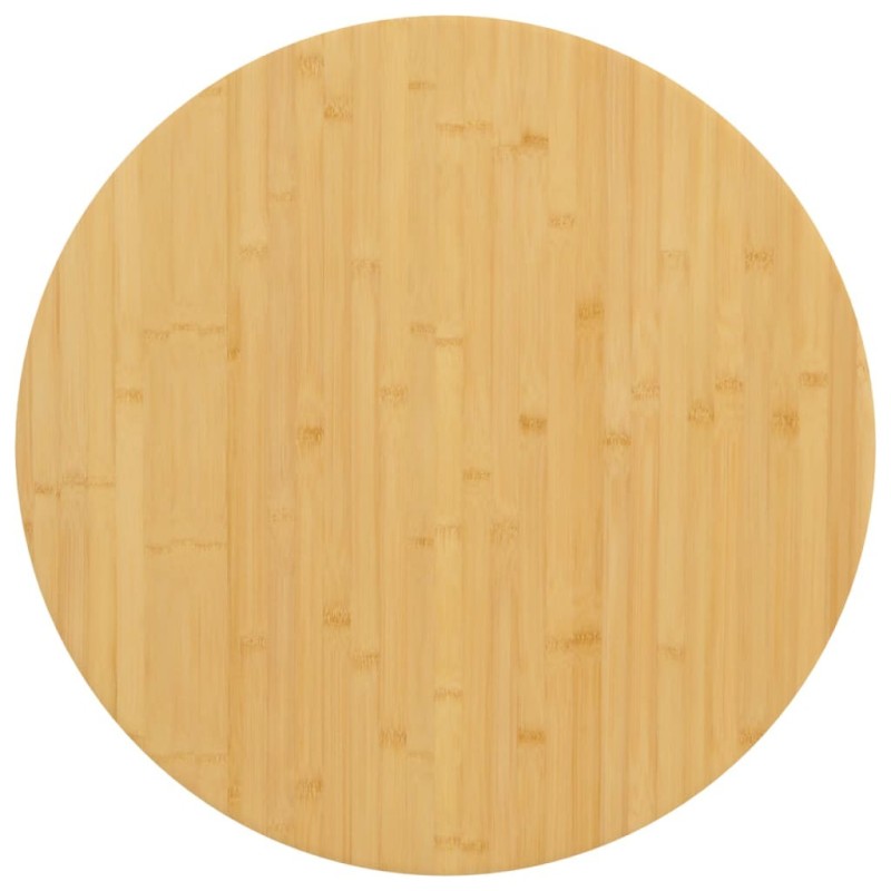 Dessus de table Ø90x1,5 cm bambou 