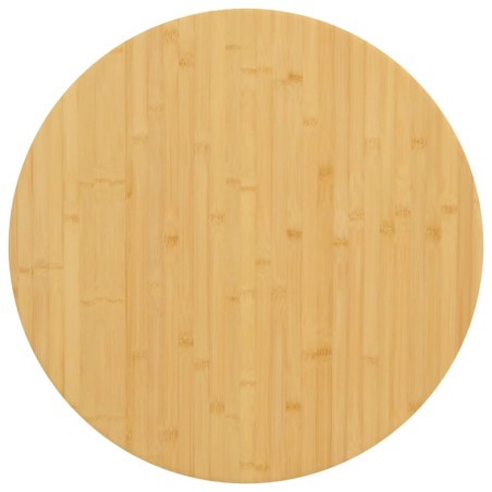 Dessus de table Ø90x1,5 cm bambou 