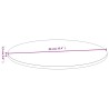 Dessus de table Ø90x1,5 cm bambou 