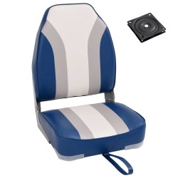 Ensemble de sièges de bateau pliables lot de 2 dossier haut 
