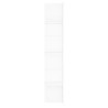 Meuble TV blanc 152x22x113 cm bois d'ingénierie 