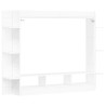 Meuble TV blanc 152x22x113 cm bois d'ingénierie 