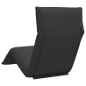 Chaise longue pliante noir 175x54x8,5 cm tissu oxford 