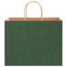 Sacs en papier 250 pcs avec poignées vert 32x22x24 cm 