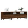 Meuble TV chêne marron 150x30x44,5 cm bois d'ingénierie 