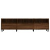Meuble TV chêne marron 150x30x44,5 cm bois d'ingénierie 