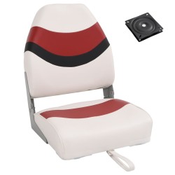 Ensemble de sièges de bateau pliables lot de 2 dossier haut 