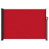 Auvent latéral rétractable rouge 140x500 cm 