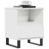 Tables de chevet 2 pcs blanc brillant 40x35x50 cm 