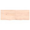 Dessus de table 140x50x(2-6) cm bois de chêne massif non traité 