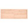 Dessus de table 140x50x(2-6) cm bois de chêne massif non traité 