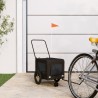 Remorque de vélo pour animaux de compagnie noir 