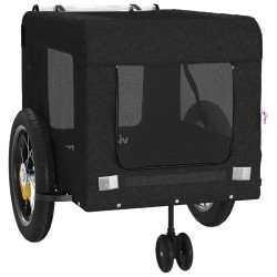 Remorque de vélo pour animaux de compagnie noir 