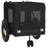 Remorque de vélo pour animaux de compagnie noir 