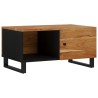 Table basse 80x50x40 cm Bois d'acacia solide et d'ingénierie 