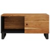 Table basse 80x50x40 cm Bois d'acacia solide et d'ingénierie 
