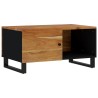 Table basse 80x50x40 cm Bois d'acacia solide et d'ingénierie 