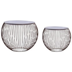 Tables basses 2 pcs Doré 