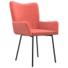 Chaises à manger lot de 2 Rose Velours 