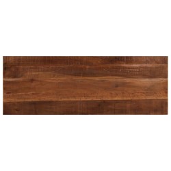 Dessus de table 140x50x2,5cm rectangulaire bois massif récupéré 