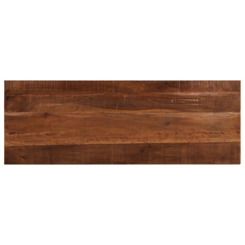 Dessus de table 140x50x2,5cm rectangulaire bois massif récupéré 