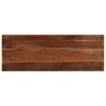 Dessus de table 140x50x2,5cm rectangulaire bois massif récupéré 
