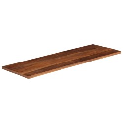 Dessus de table 140x50x2,5cm rectangulaire bois massif récupéré 