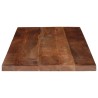 Dessus de table 140x50x2,5cm rectangulaire bois massif récupéré 