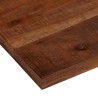 Dessus de table 140x50x2,5cm rectangulaire bois massif récupéré 