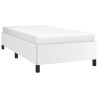 Cadre de lit sans matelas blanc 90x190 cm similicuir 