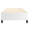 Cadre de lit sans matelas blanc 90x190 cm similicuir 