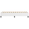 Cadre de lit sans matelas blanc 90x190 cm similicuir 