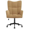 Chaise de relaxation Marron Velours 