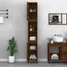 Armoire de bain chêne marron 30x30x190 cm bois d'ingénierie 