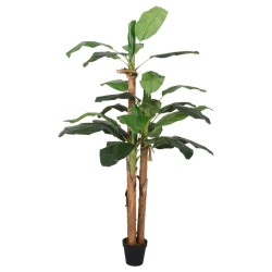 Bananier artificiel 22 feuilles 200 cm vert 