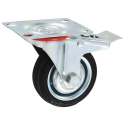 16 pcs Roulettes pivotantes 75 mm 