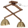 Plafonnier 25 W laiton antique 29x18x85 cm E27 