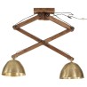Plafonnier 25 W laiton antique 29x18x85 cm E27 