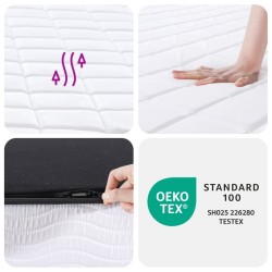 Matelas en mousse pour enfants moyennement doux 80x160 cm 
