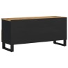 Meuble TV 100x33x46 cm bois de manguier et d'ingénierie 