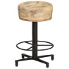 Tabourets de bar lot de 2 52 cm bois de manguier massif 