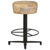 Tabourets de bar lot de 2 52 cm bois de manguier massif 