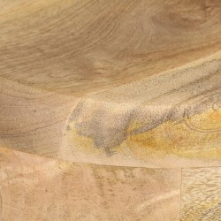 Tabourets de bar lot de 2 52 cm bois de manguier massif 