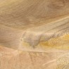 Tabourets de bar lot de 2 52 cm bois de manguier massif 