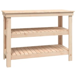 Banc de travail 110,5x50x80 cm Bois de pin massif 